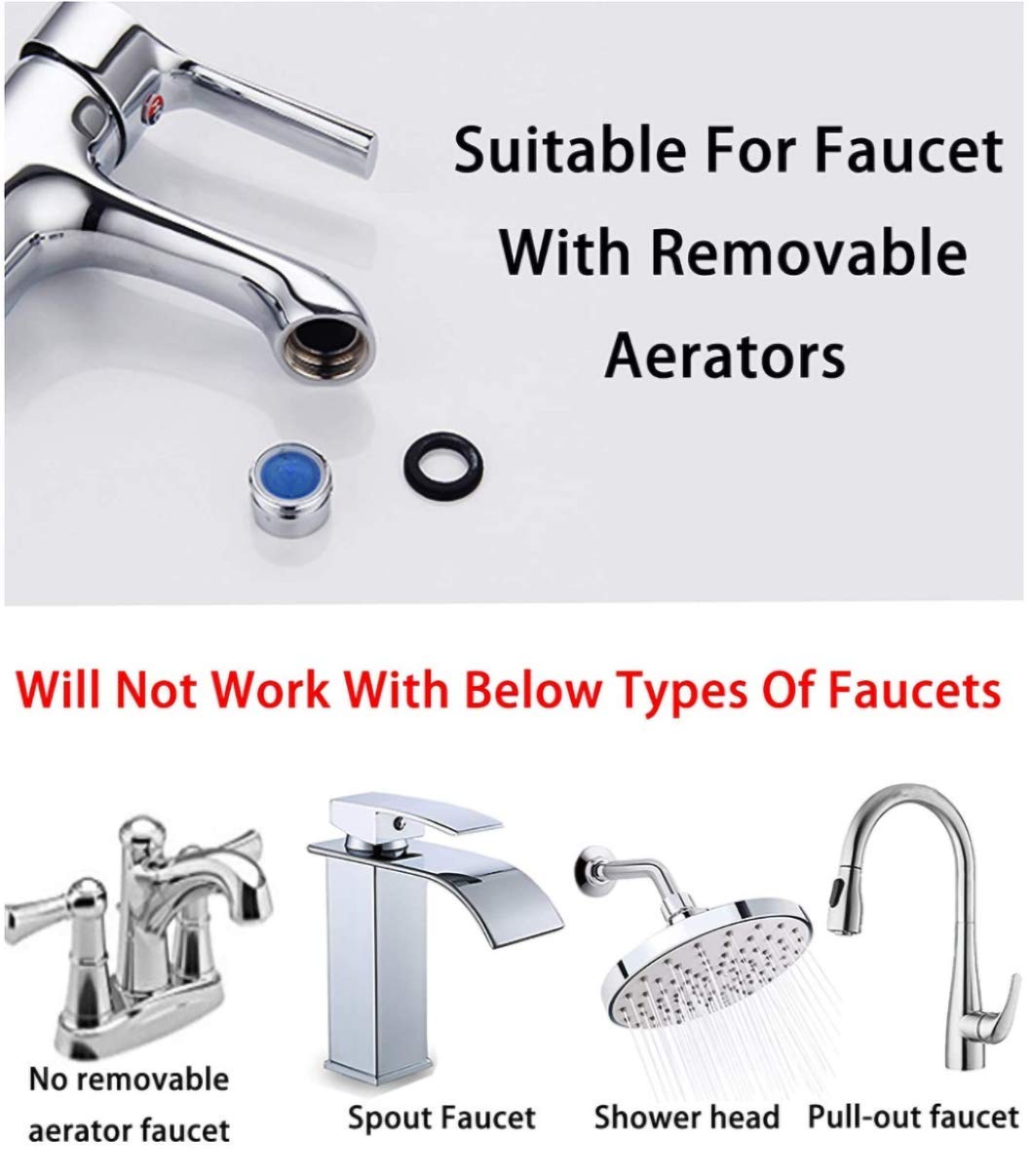 All Brass Sink to Garden Hose Diverter Adapter Valve with Aerator - G1/2