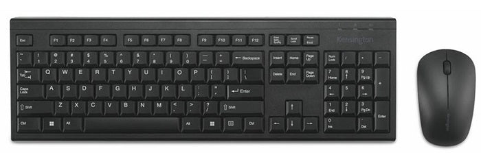 Kensington KB150 EQ Spill-Proof Wireless Keyboard with Numeric Keypad - Perfect for Office, Home & Gaming Use