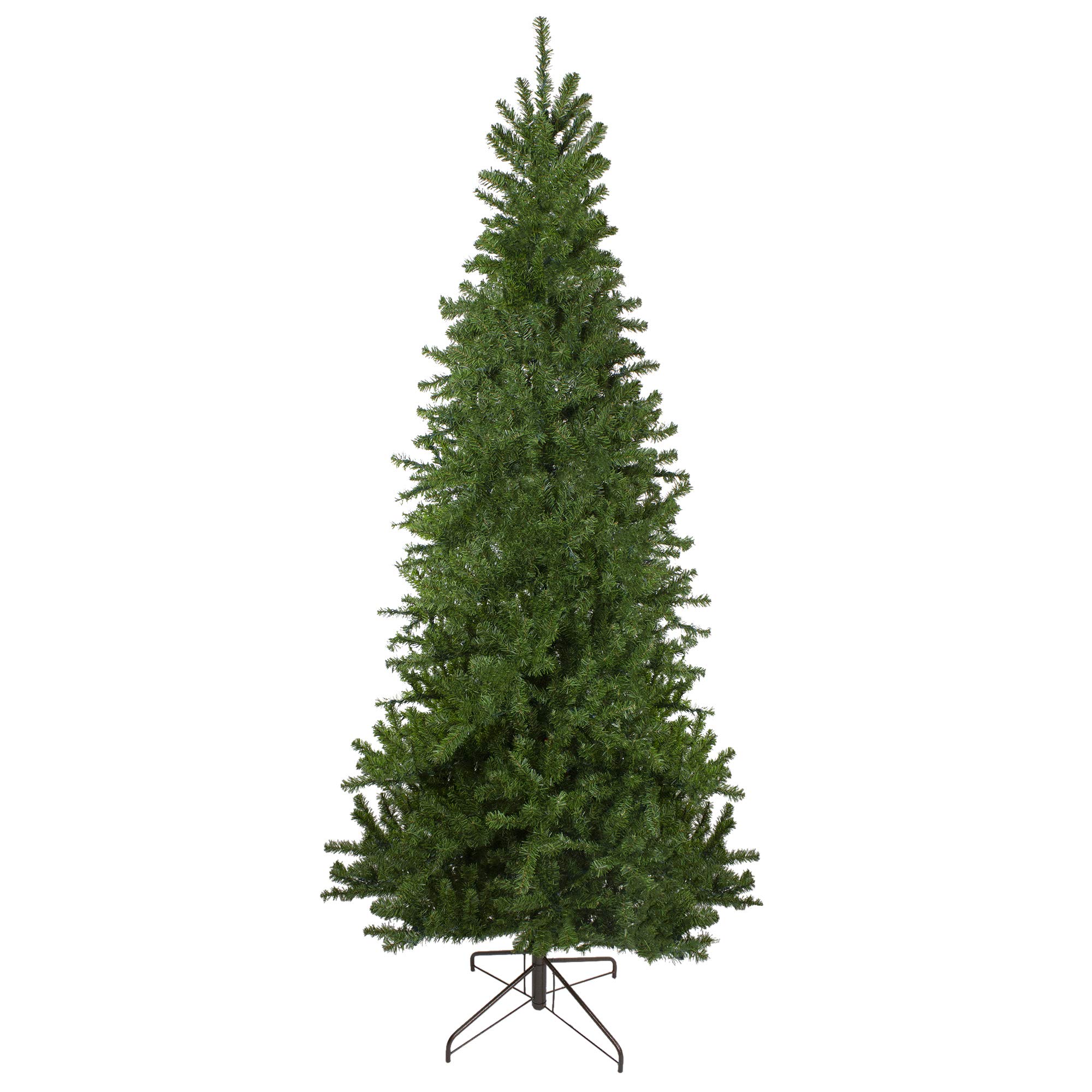 Northlight 9ft Canadian Pine Artificial Pencil Christmas Tree - Slim Unlit Holiday Decor for Small Spaces - Perfect for Apartments, Offices & Cozy Home Decor