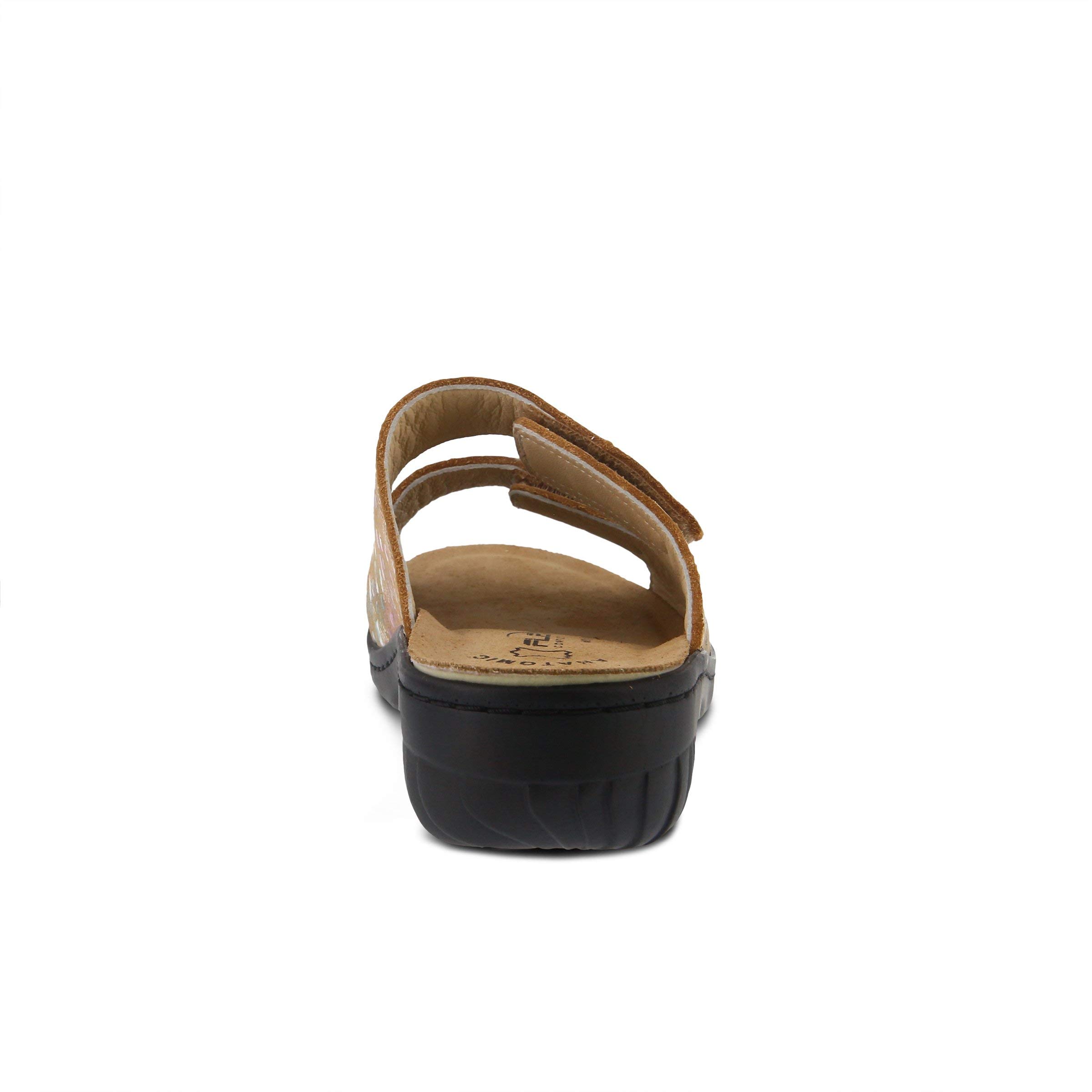 Spring Step Flexus Women's Bellasa Slide Sandal - Comfortable Summer Sandals for Women with Arch Support | Perfect for Beach, Pool, and Casual Outings