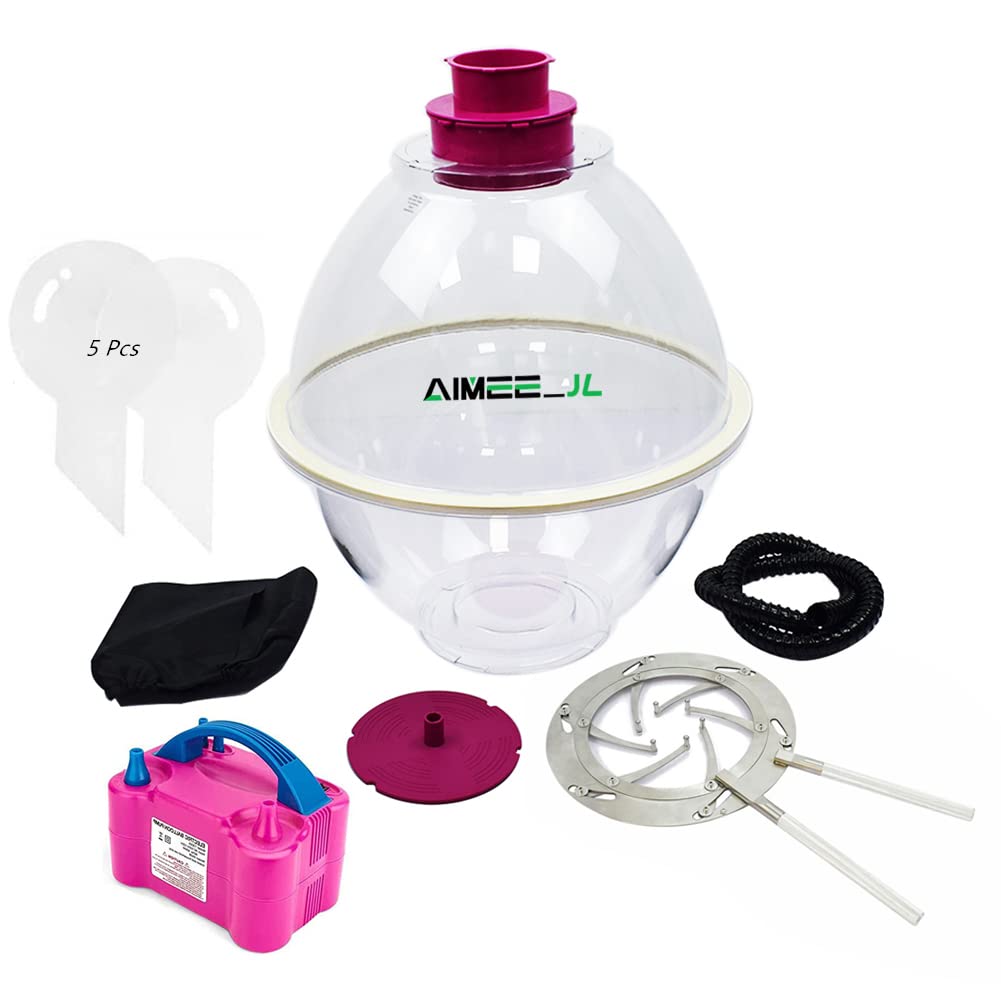 Balloon Stuffing Machine with Pump Set - Balloon Expander for Filling Plush Toys & Creating Balloon Bouquets - DIY Balloon Stuffer for Gift Wrapping, Wedding Decorations, Christmas Parties & Special Events