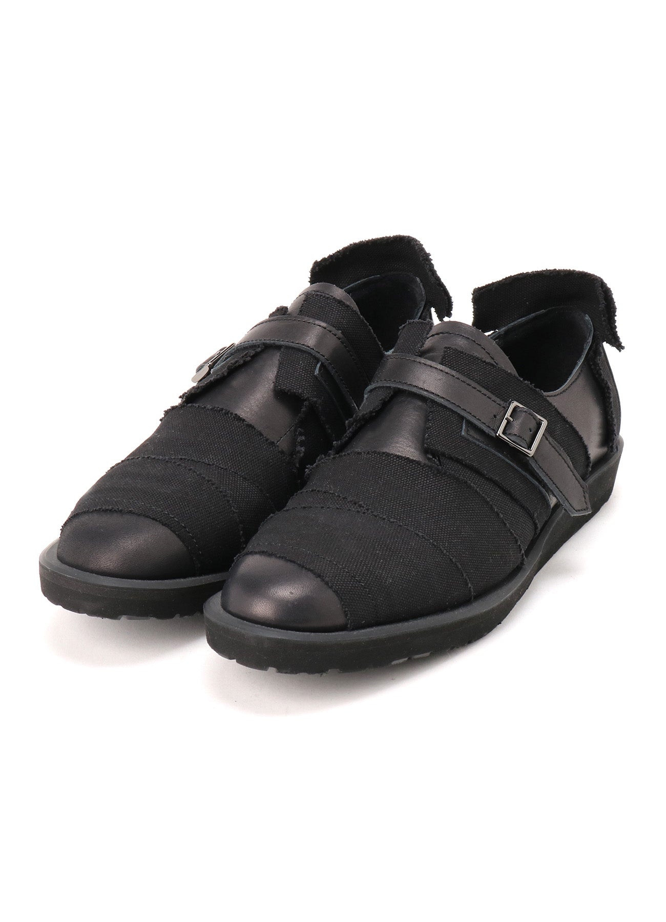 **Canvas & Leather Strap Shoes for Men & Women - Comfortable Casual Walking Shoes for Everyday Wear, Outdoors, and Travel**