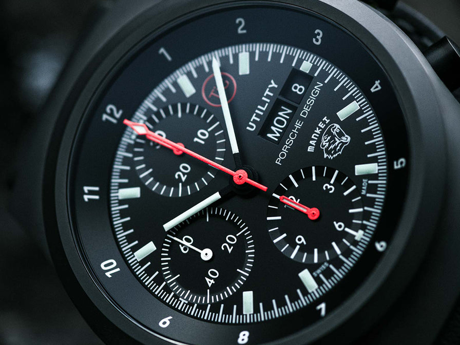 Porsche Design Chronograph 1 Utility Limited Edition Watch - Premium Stainless Steel Chronograph for Men - Perfect for Business, Racing & Luxury Collectors
