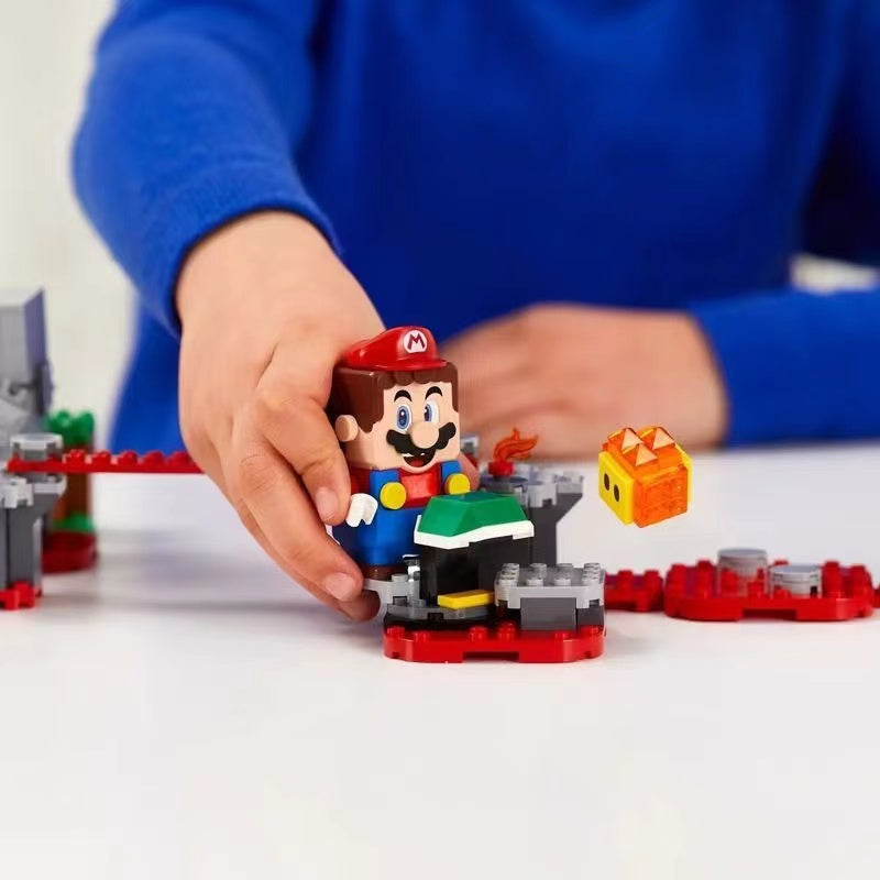 133 pcs Whomp’s Lava Trouble Expansion Set - Super Mario Board Game Accessory for Family Game Night & Kids Party Fun