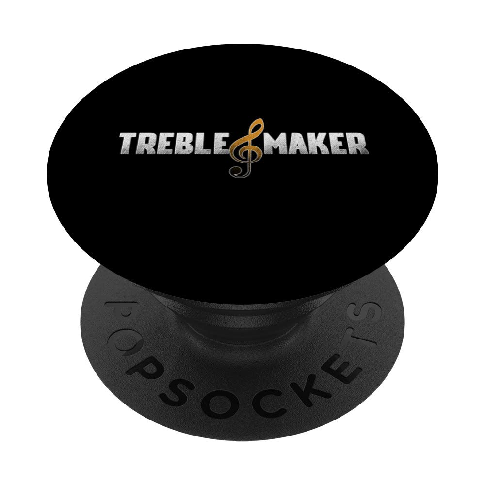 Treble Maker Musician Music PopSockets Swappable PopGrip - Perfect Gift for Instrument Players & Music Lovers - Ideal for Phones, Tablets & Music Accessories