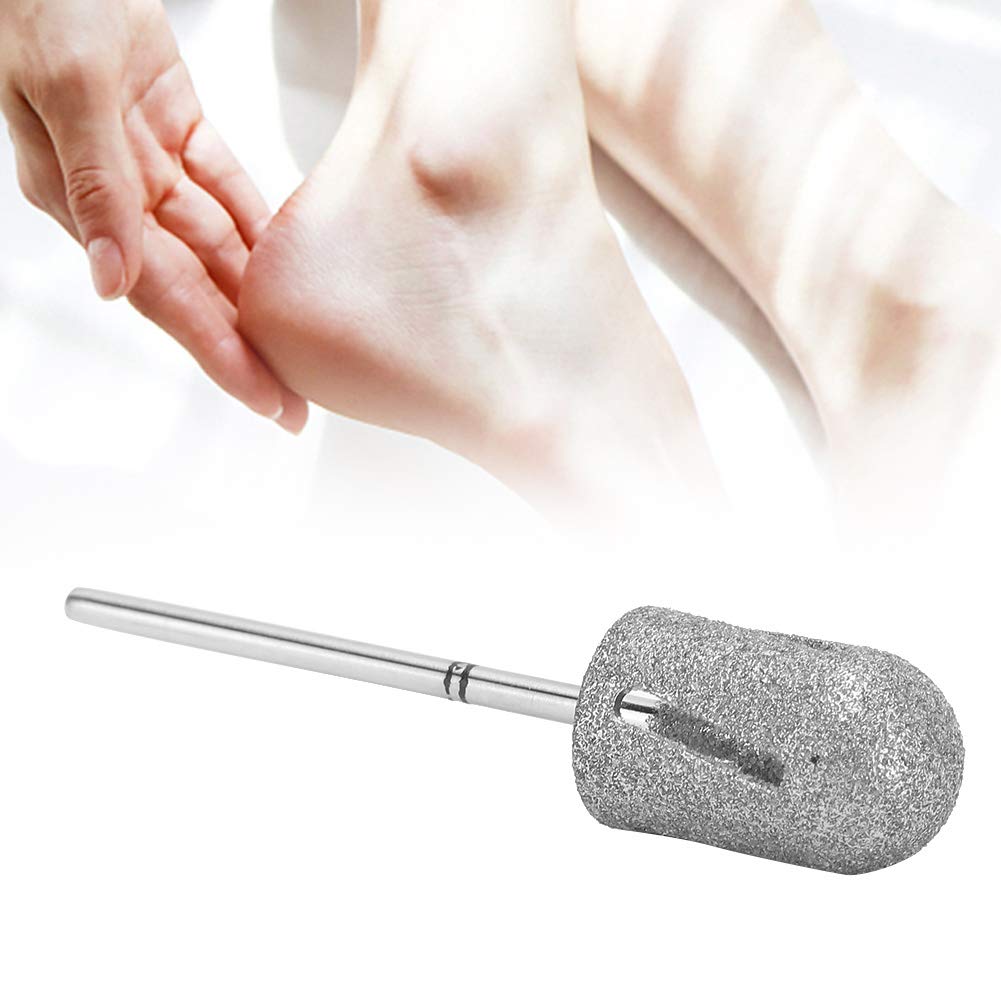 ANKROYU Stainless Steel Nail Drill Bit for Feet - Diamond Pedicure Bit, Callus Remover & Nail Polishing Head | Professional Manicure & Pedicure Tools for Salon & Home Use