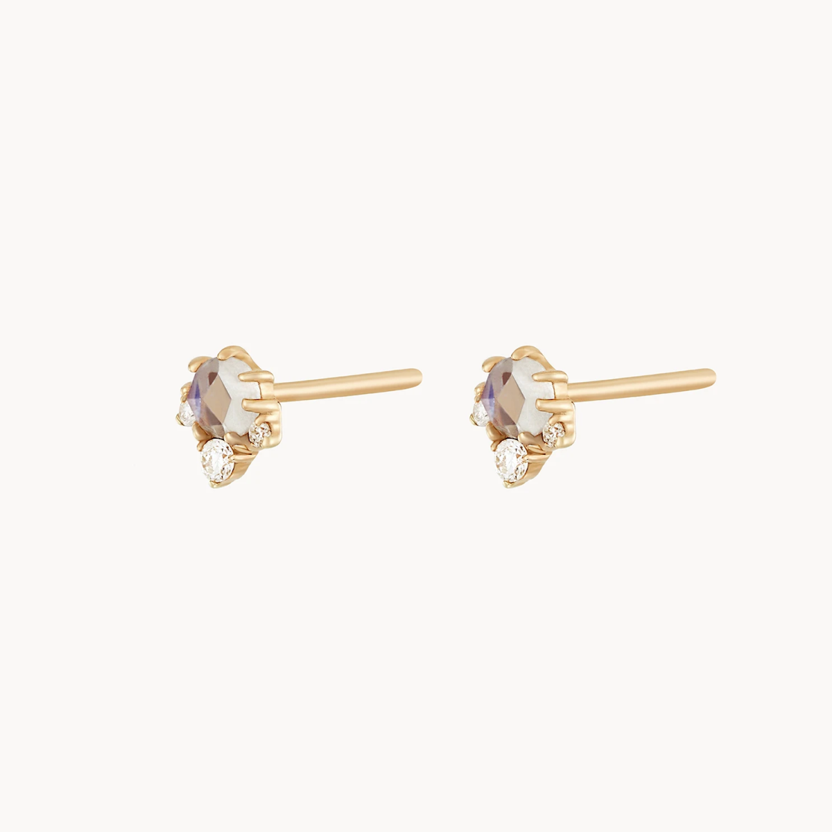 Full Moon Glow Diamond Moonstone Earrings – Elegant Dangle Earrings for Women, Perfect for Evening Parties & Special Occasions