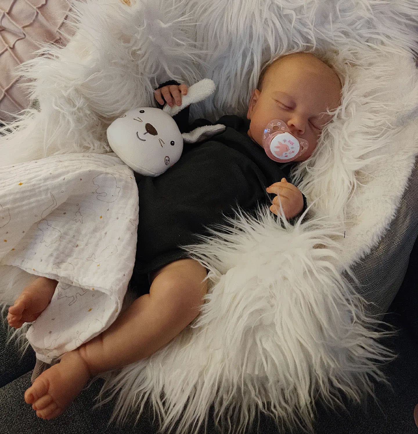 20 Inch Lifelike Silicone Reborn Baby Doll Boy - Realistic Sleeping Newborn Toddler with Closed Eyes, Soft Body & Visible Veins | Handcrafted Collectible for Nursery Decor, Photography Props, and Gift Giving