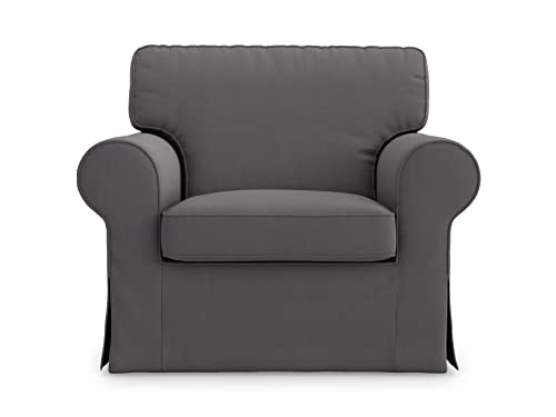 Armchair Cover-dark Grey
