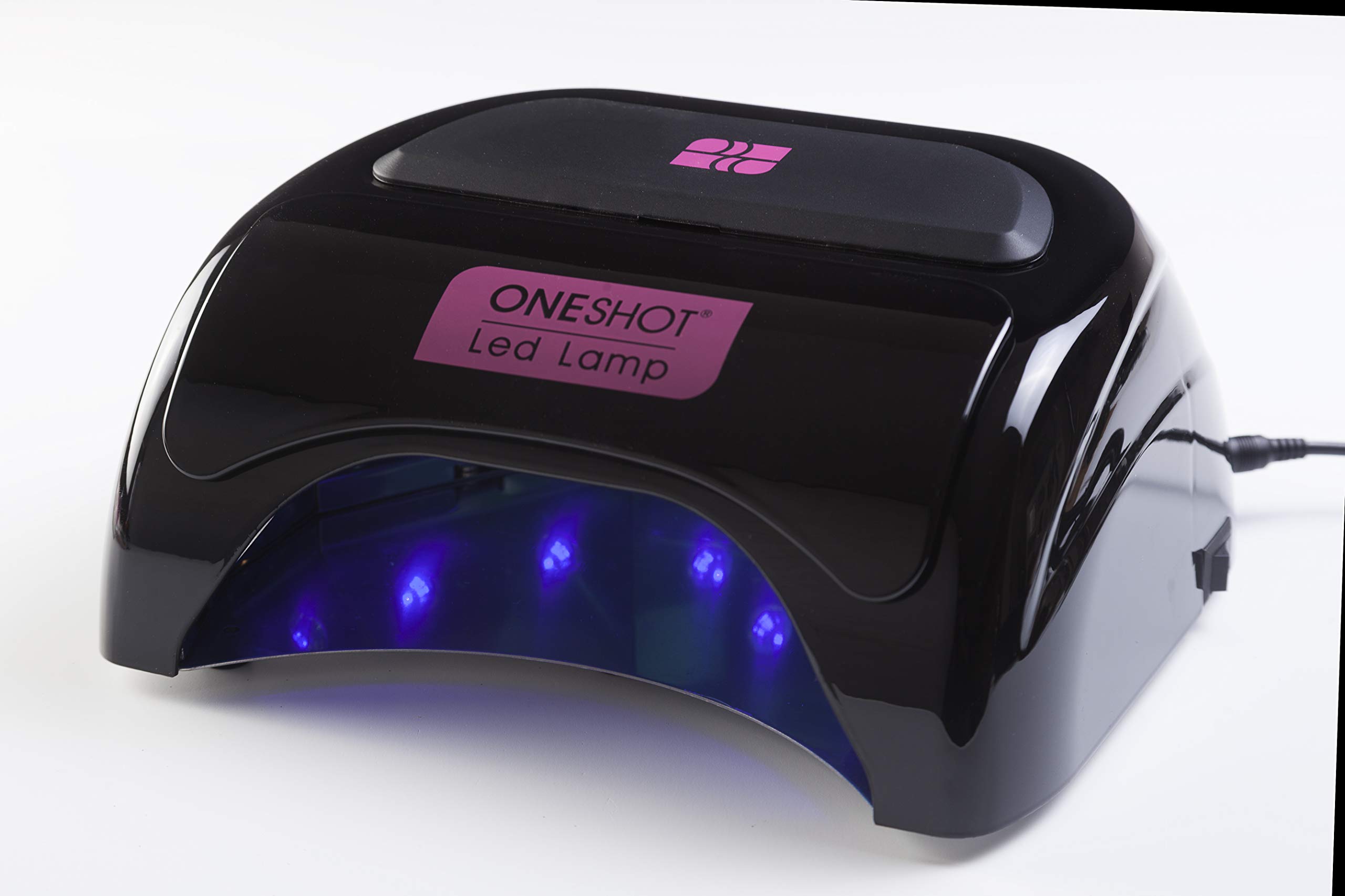 ONE Shot LACCOVER - 48W UV LED Nail Lamp with Sensor, 4 Timers & Power Regulator | Professional Gel Polish Dryer for Manicure & Pedicure | Fast Curing for Acrylic Nails & Gel Polish | 1 Year Warranty | Perfect for Home Salons & Nail Professionals