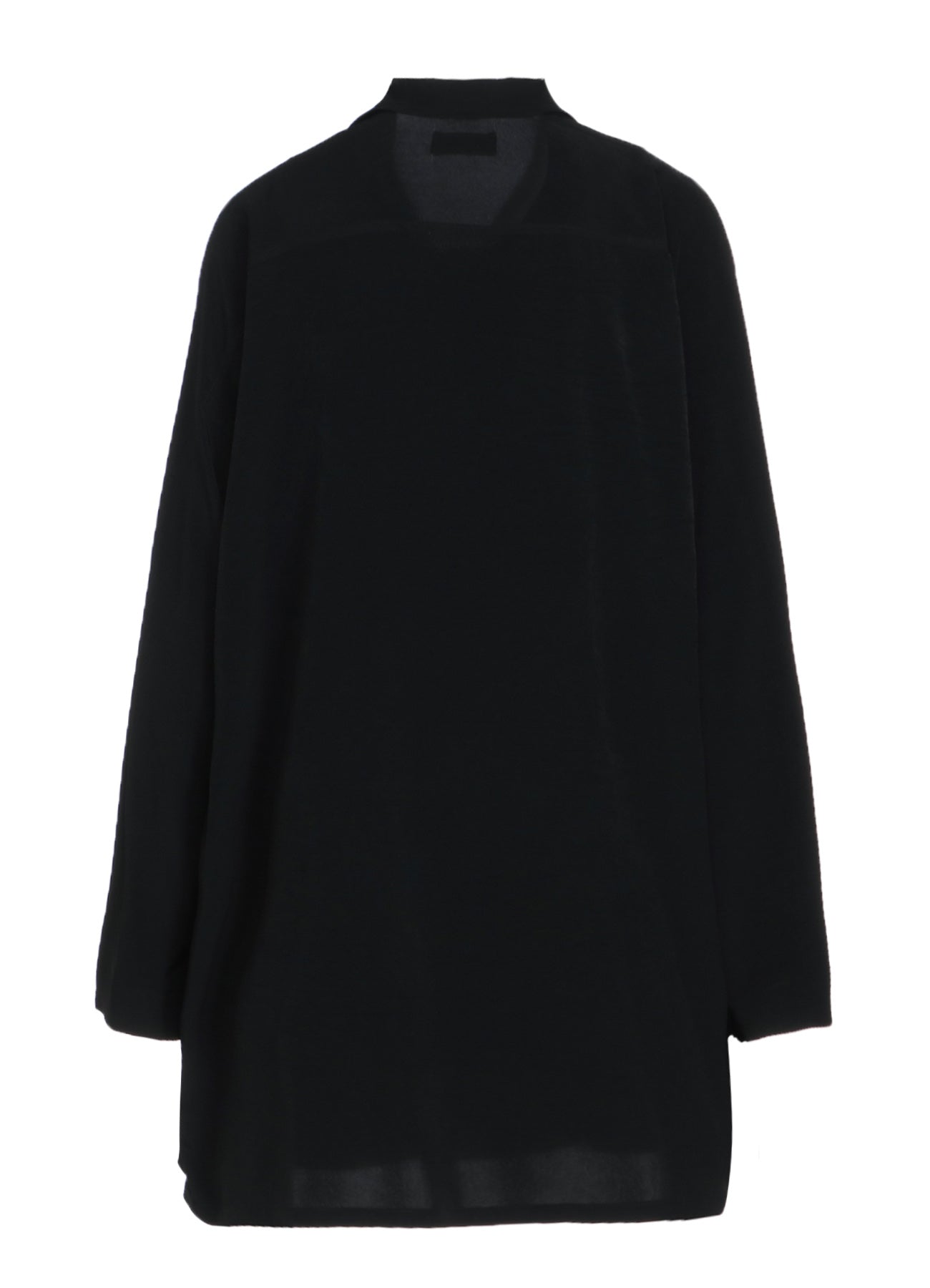 CREPE DE CHINE OVERSIZED TOPPER BLOUSON - Lightweight Flowy Women's Blouse for Casual Outings & Office Wear