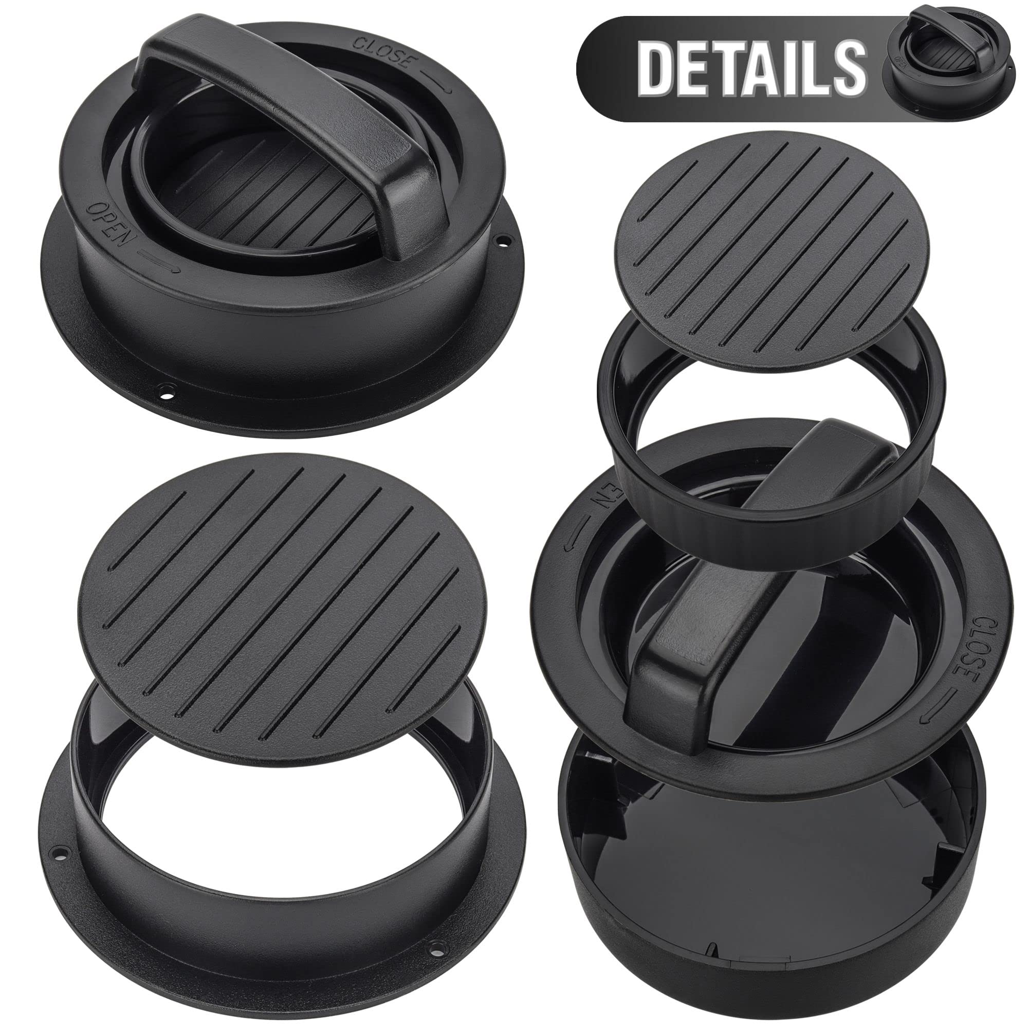 3-in-1 Stuffed Burger Press & Patty Maker - Hamburger Press for Beef, Veggie Burgers & Sliders - Includes 100PCS Patty Wax Papers - Perfect for BBQ, Picnics & Home Cooking