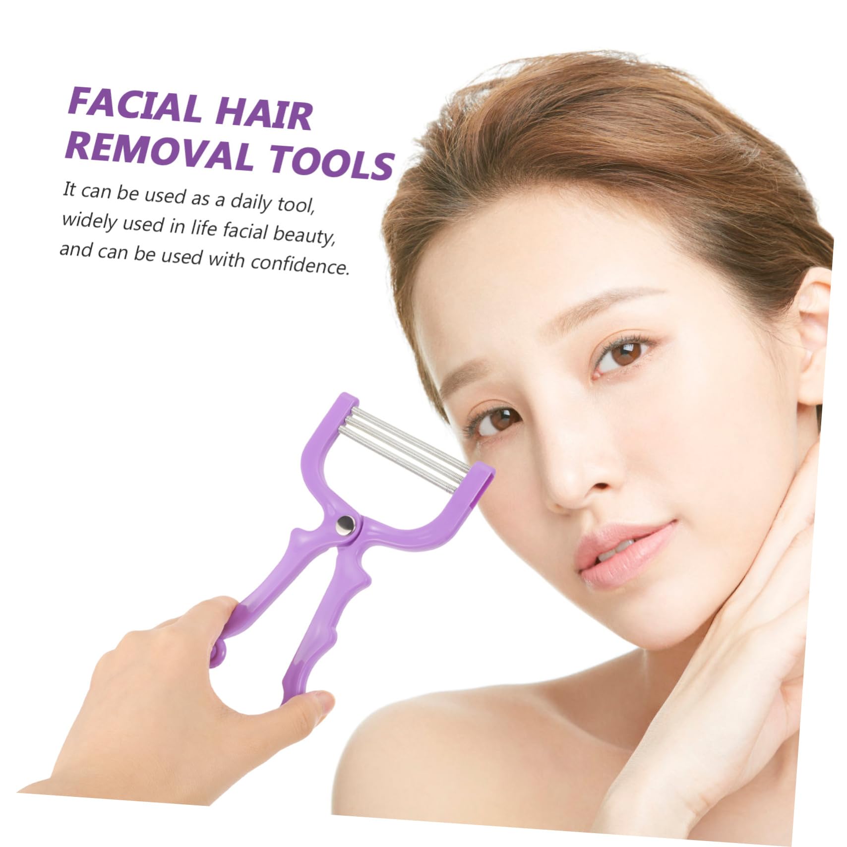 Spring Facial Hair Remover for Women - Upper Lip, Chin & Cheeks Threading Kit | Painless Hair Removal Tool for Smooth Skin | Perfect for Home Use & Travel