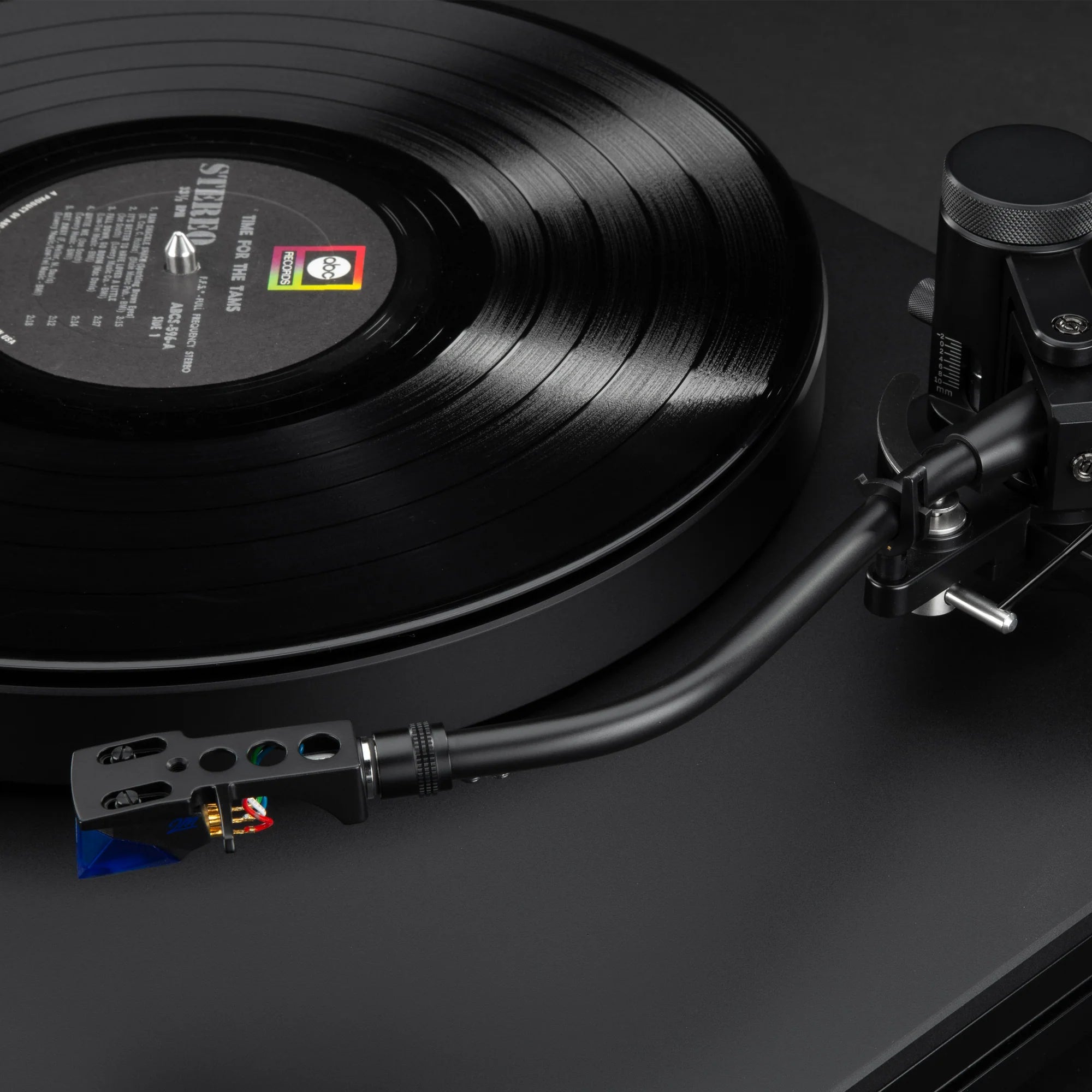 Music Hall Stealth Turntable - High Fidelity Vinyl Record Player with Belt Drive & Adjustable Tonearm - Perfect for Home Audio & DJ Setup