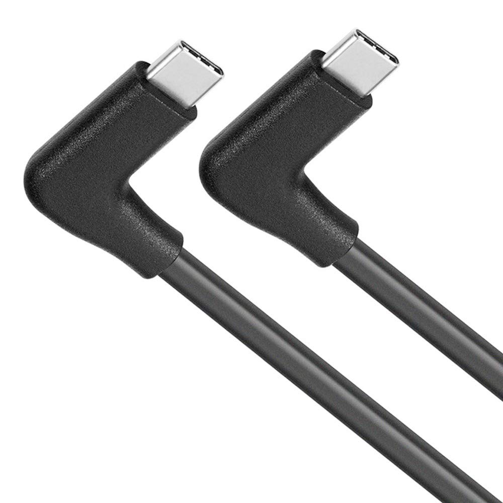 QCEs 10Ft USB C to USB C 3.1 Gen 2 Cable - 100W PD Fast Charging, 10Gbps Data Transfer, 4K Video Display - 90 Degree Right Angle Type C Cable Compatible with Meta Quest 1/2/3, MacBook Pro/Air 2023, iPad Pro, Galaxy S23/S22 - Perfect for Gaming, VR Headsets, Laptop Charging & Mobile Devices