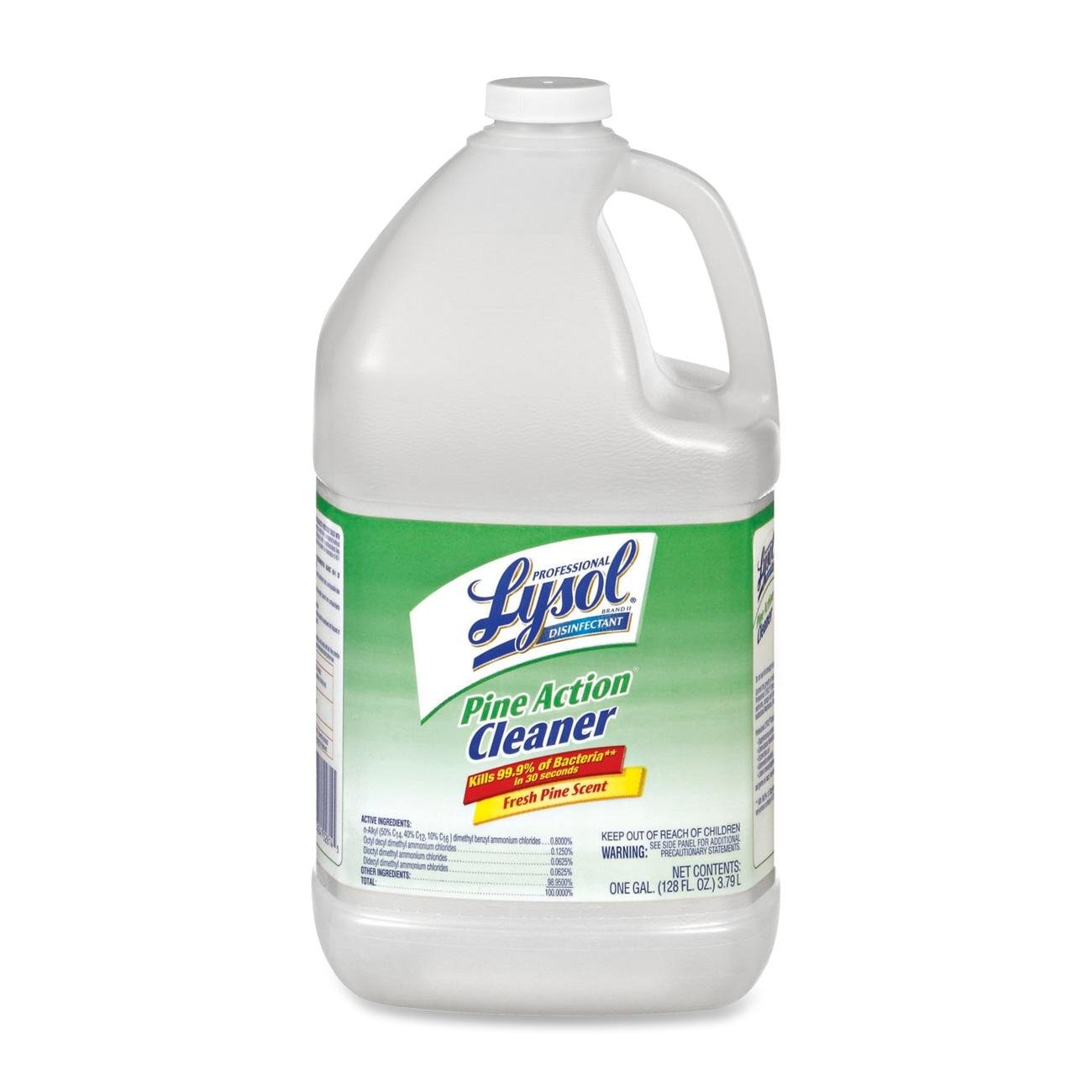 Lysol Professional Disinfectant Heavy-Duty Bathroom Cleaner Concentrate - 128 oz (4-Pack) | Kills 99.9% Germs | Commercial & Home Use for Toilets, Showers, Sinks & Tiles