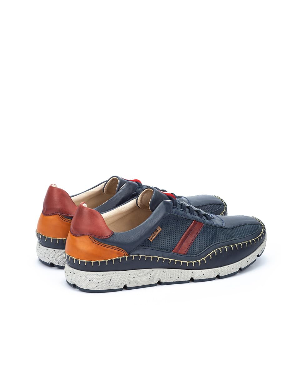 PIKOLINOS Men's Leather Sneakers - Comfortable & Stylish Casual Shoes for Walking, Travel & Everyday Wear