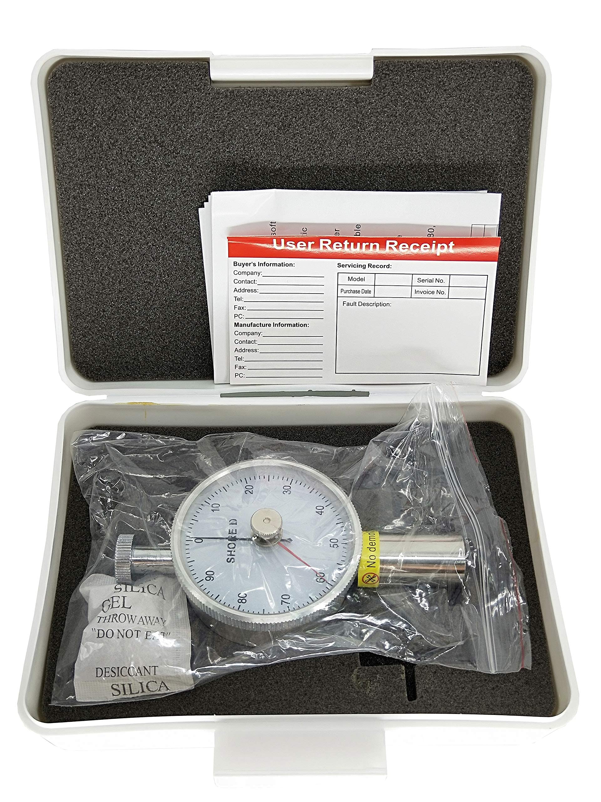 LX-D-2 Dual Needle Shore D Hardness Tester | Digital Durometer for Rubber, Plastic & Soft Materials (0-100HD) | Ideal for Quality Control in Manufacturing & Laboratories