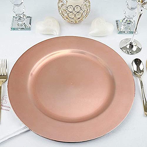 13 Inch Blush Round Balsa Wood Charger Plates - Set of 24, Elegant Wedding Table Decorations for Bridal Showers, Receptions & Dinner Parties