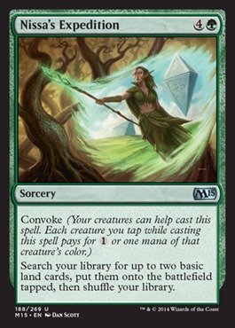 Magic The Gathering - Nissa's Expedition (188/269) - Magic 2015 MTG Card - Collectible Trading Card Game for Deck Building & Strategy Battles - Perfect for MTG Tournaments & Casual Play