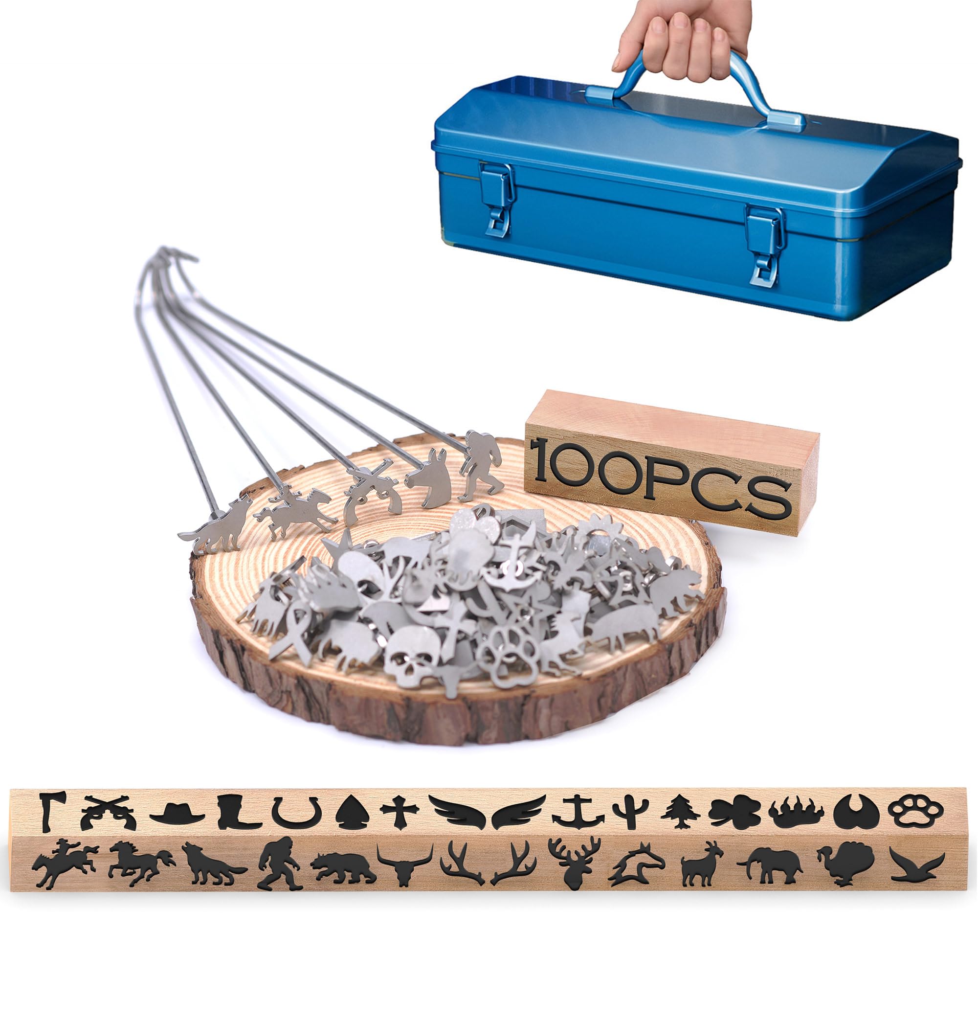 100Pcs Mini 3/4