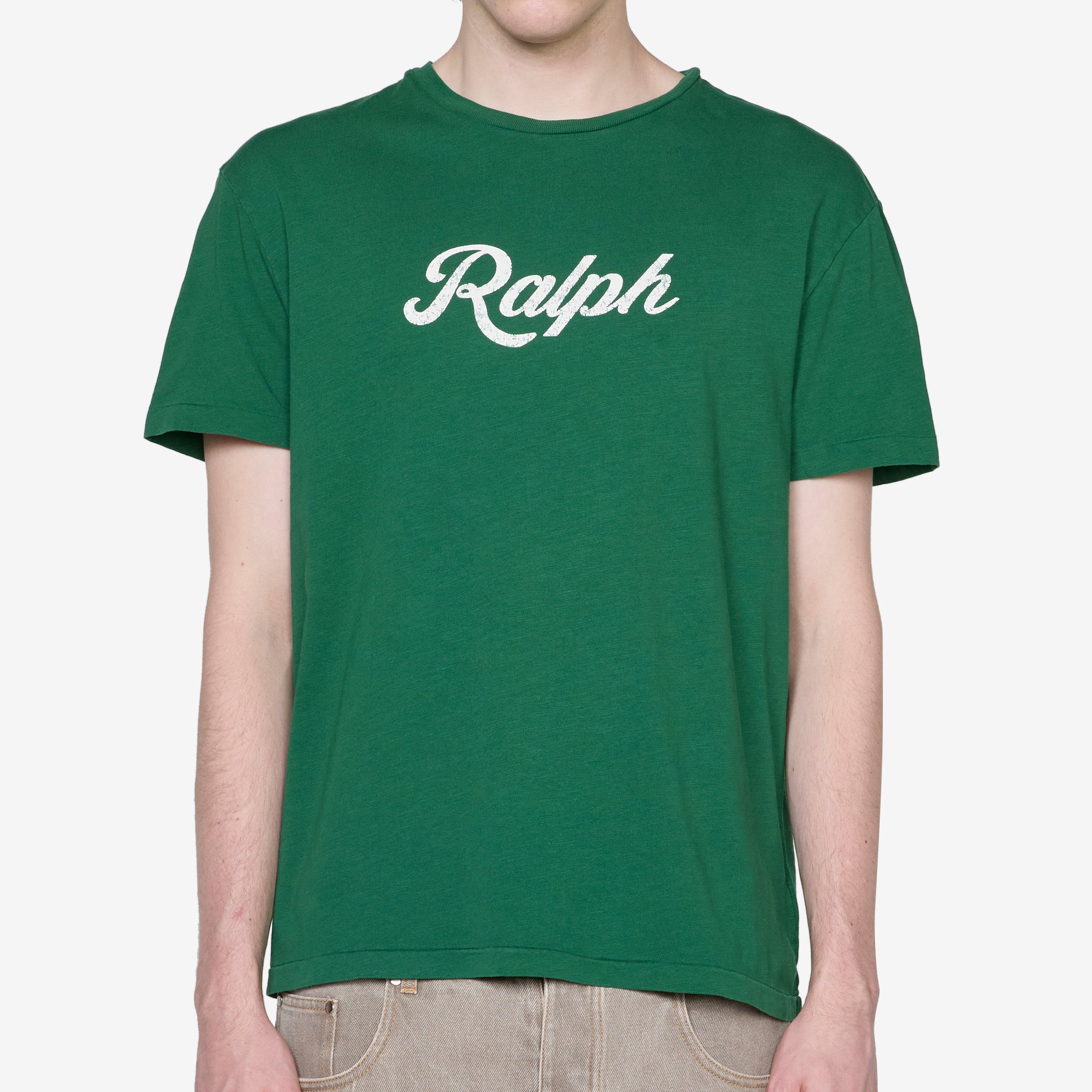 Ralph Lauren Men's Classic Cotton T-Shirt - New Forest Green Casual Tee for Everyday Wear & Outdoor Activities
