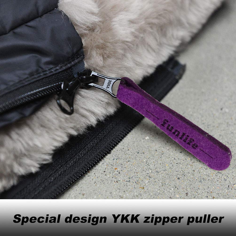 3 in 1 Australia Sheepskin Footmuff for Baby Strollers - Weatherproof & Adjustable Temperature Stroller Bunting Bag - Premium Lambskin Travel Accessory for Infants - Perfect for Winter Walks, Outdoor Adventures & Car Seat Compatibility