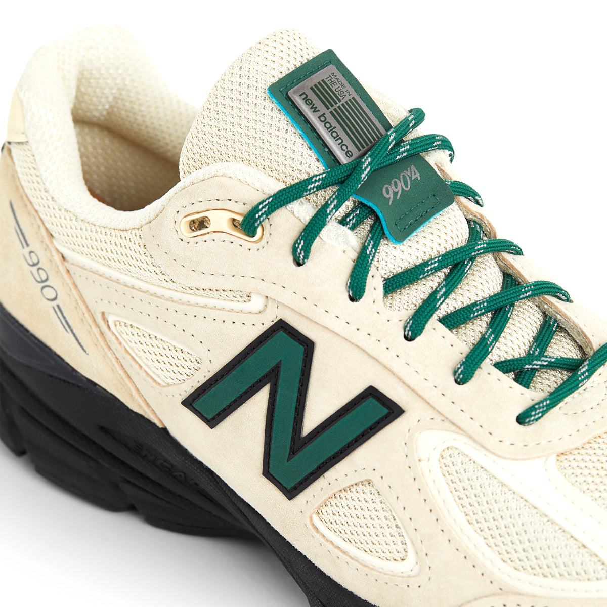 New Balance 990v4 'Macadamia Nut' Running Shoes for Men - Lightweight Comfort & Arch Support - Perfect for Jogging, Gym Workouts & Daily Wear in USA