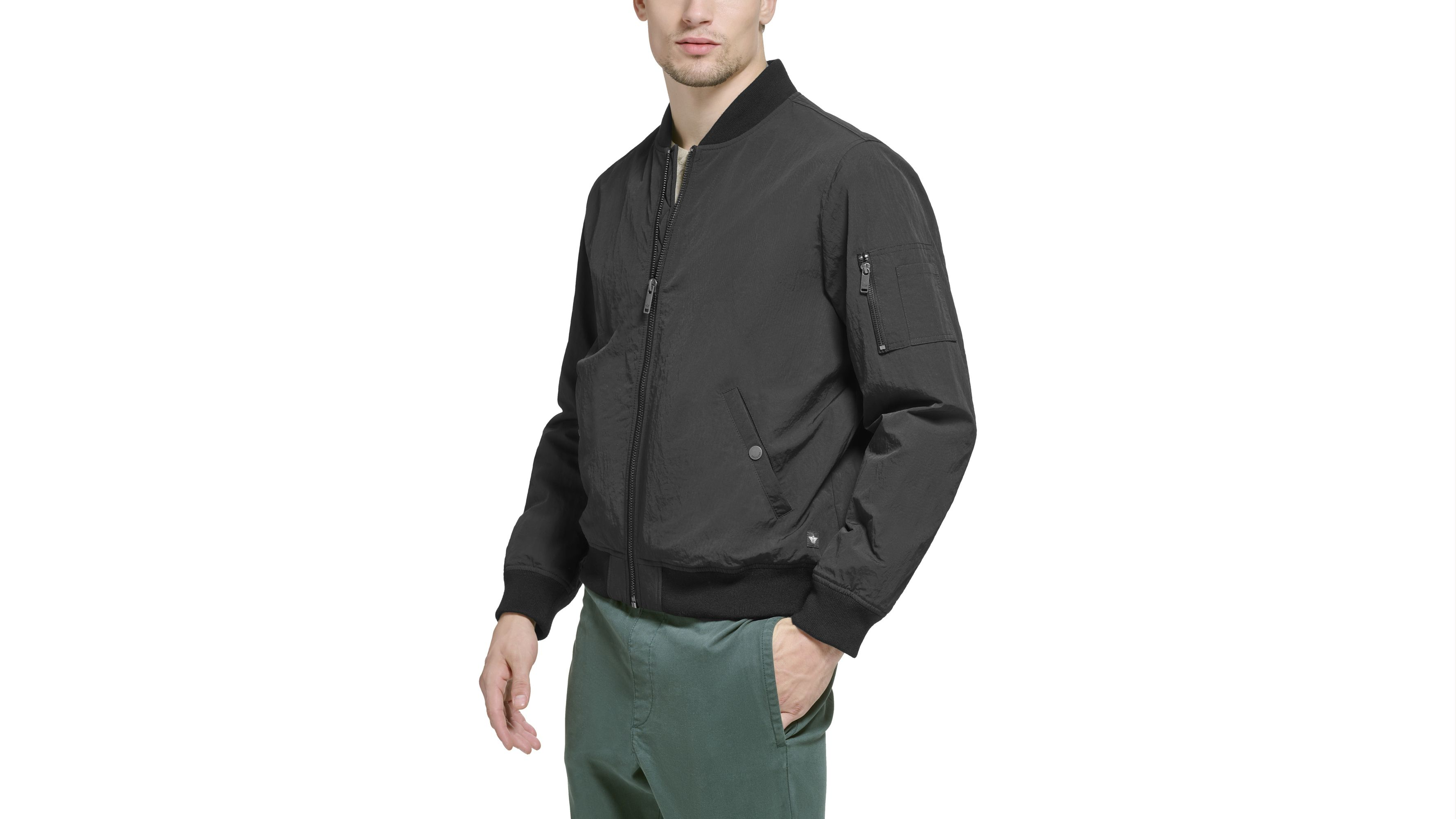 Eco-Friendly Recycled Sail Nylon Bomber Jacket for Men & Women | Sustainable Water-Resistant Windbreaker | Perfect for Outdoor Adventures, Travel & Casual Wear