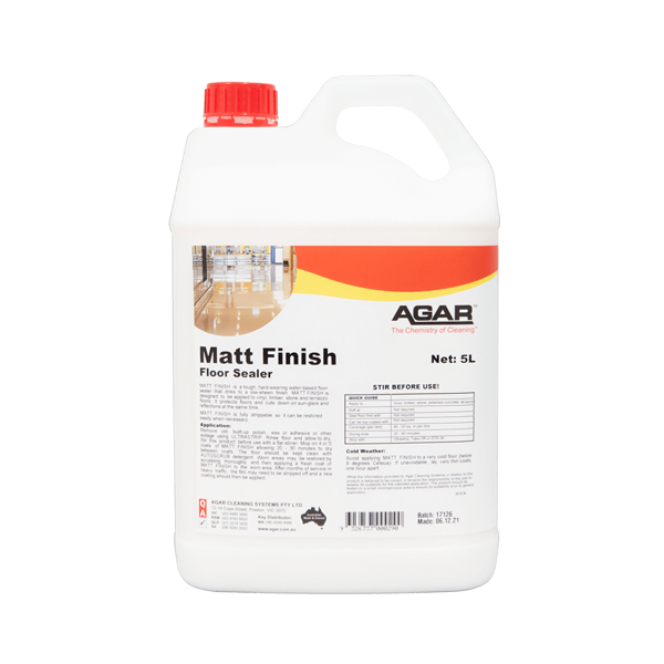 Premium Agar Matte Finish Floor Sealer - Non-Slip, Durable Protection for Hardwood & Tile Floors - Ideal for Homes, Offices & High-Traffic Areas