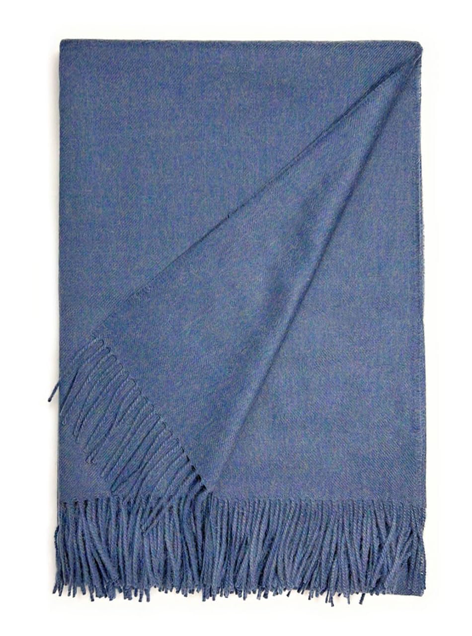Alpaca Cityscape Throw Blanket - 100% Pure Baby Alpaca Wool - Hypoallergenic, Ultra Soft & Warm - Perfect for Sofa, Bed & Travel - Athens Inspired Design