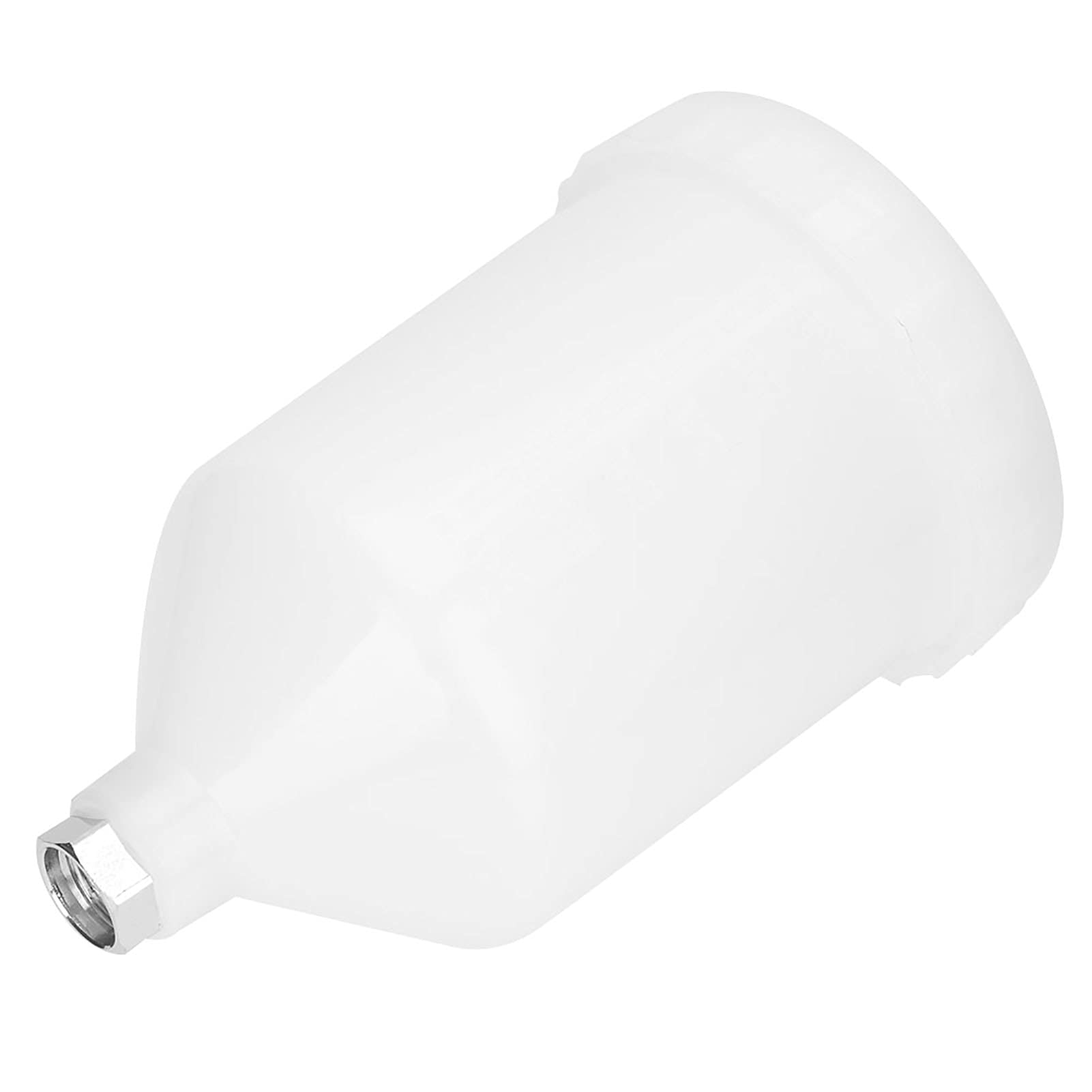 600ml Plastic Air Feed Spray Gun Cup - Replacement Paint Spray Gun Pot for Air Spray Gun Tool - Ideal for DIY Painting, Automotive Refinishing & Woodworking Projects