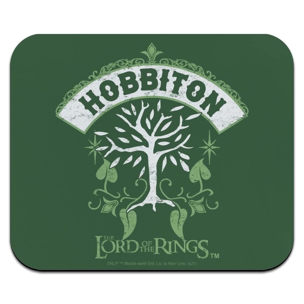 The Lord of The Rings Hobbiton Themed Low Profile Gaming Mouse Pad - Perfect for PC, Laptop & Office Work (8.5 x 7 Inches)