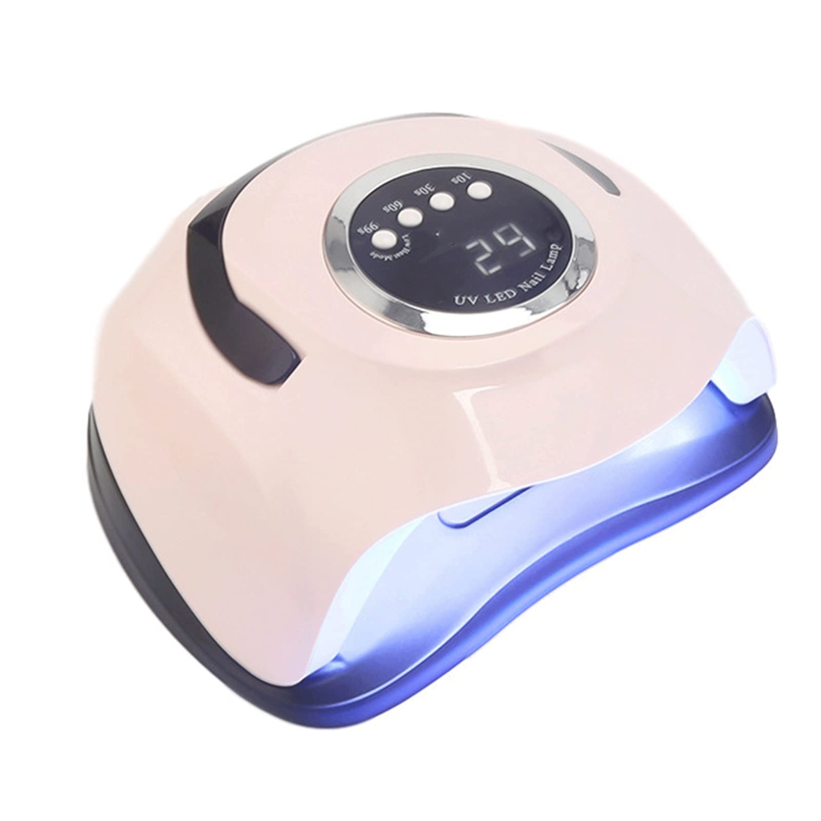 QMMD 120W Professional UV LED Nail Dryer Lamp - Fast Curing for Gel Polish with 4 Timer Settings & LCD Display | Perfect for Home Salon, Nail Art, Manicure & Pedicure (Color: A)