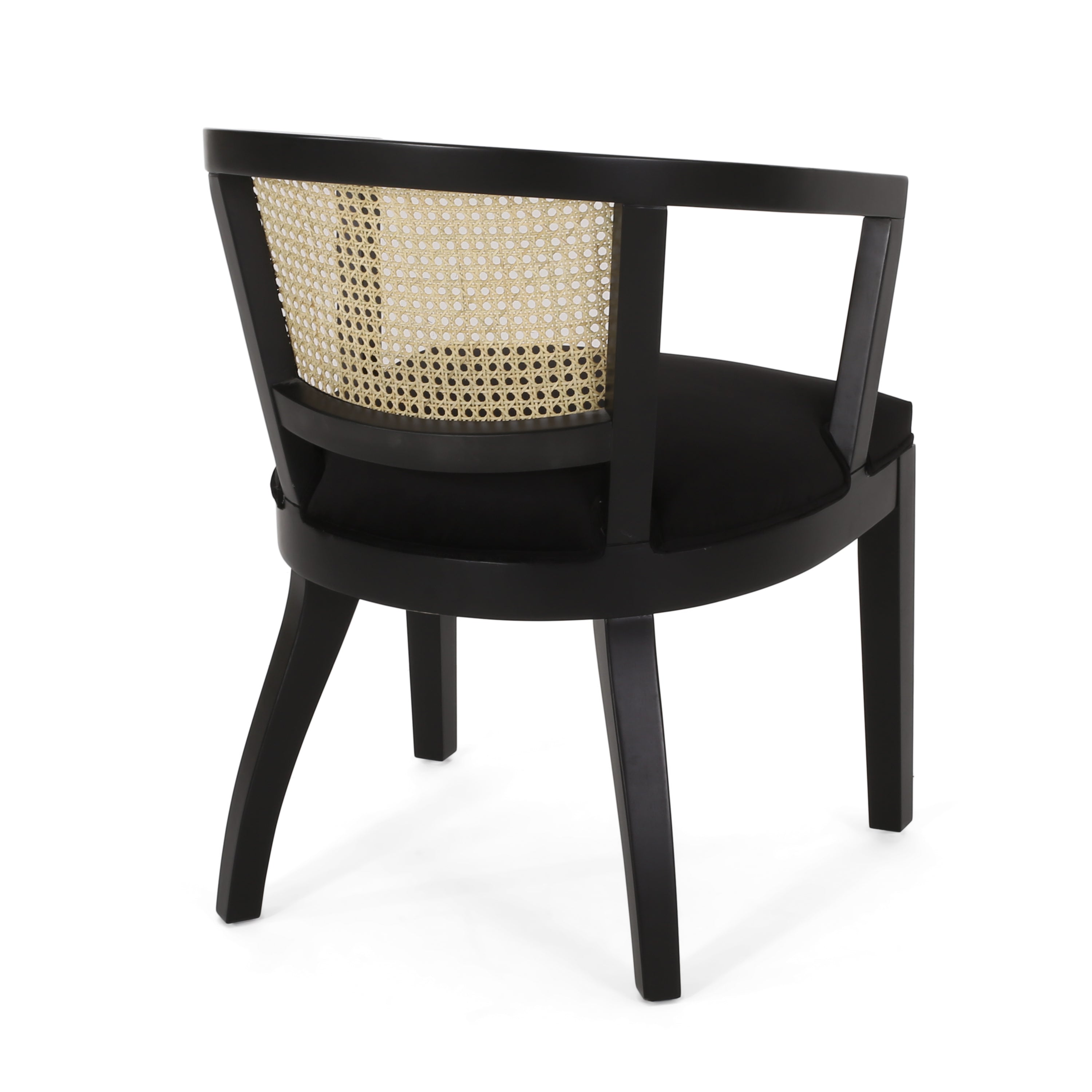 Modern Dining Chairs Set of 2 - Sturdy Wooden Kitchen Chairs with Padded Seat Cushions - Perfect for Dining Room, Kitchen, Breakfast Nook & Small Spaces