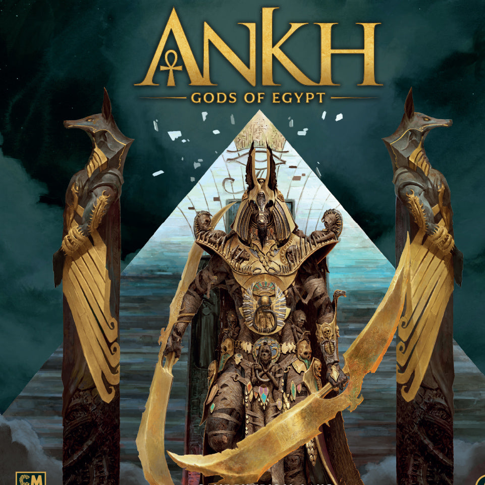 Ankh: Gods of Egypt Board Game - Ancient Egyptian Strategy Game for Adults & Teens - Perfect for Game Nights, Family Gatherings & Strategy Lovers