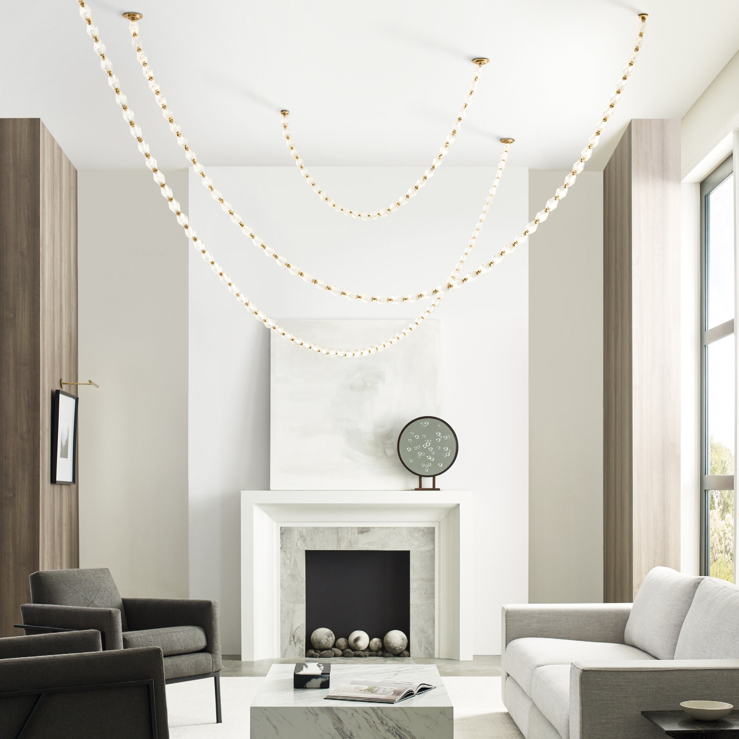 Elegant Dolce Crystal Chandelier - Modern Luxury Ceiling Light Fixture for Dining Room, Living Room & Bedroom Decor
