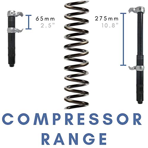 Heavy Duty Spring Compressor Tool - Ultra-Rugged Coil & Strut Spring Compressor for ATV, Automotive & Truck Repair | Durable Construction for Professional Mechanics & DIY Enthusiasts | Perfect for Suspension Maintenance, Shock Replacement & Off-Road Vehicle Upgrades
