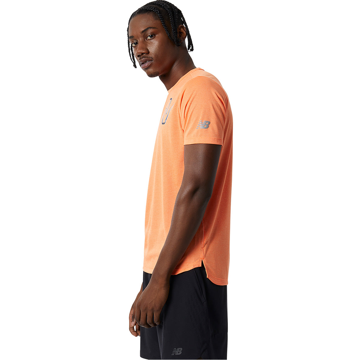 New Balance Graphic Impact SS Men's Running Shirt - Lightweight Performance Tee for Jogging, Gym & Outdoor Workouts - Moisture-Wicking Athletic Top for Training & Casual Wear
