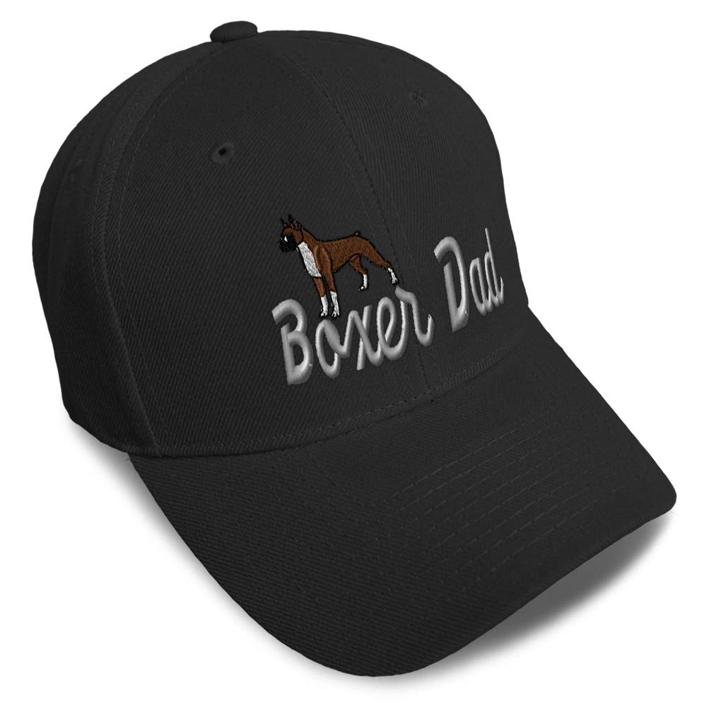 Speedy Pros Baseball Cap - Adjustable Strapback Dad Hat for Men & Women with Boxer & Dog Embroidery - Perfect for Pet Lovers, Outdoor Sports & Casual Wear