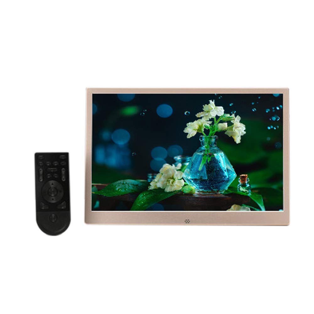 13.3 Inch Digital Photo Frame with 1366x768 Full HD IPS Display - Ultra-Thin Smart Digital Picture Frame with Remote Control, Music & Video Playback, Calendar & Alarm - Perfect for Home, Office Decor & Gift Giving