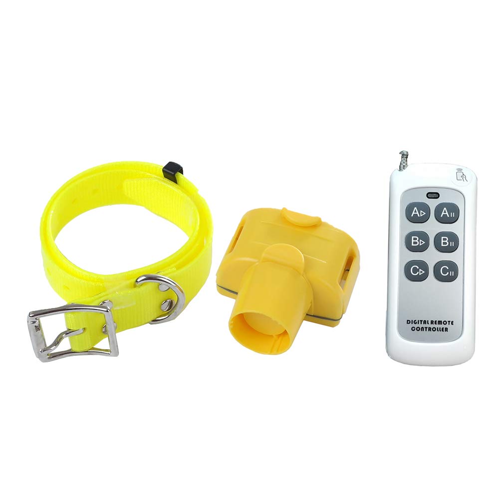 **Remote Control Dog Training Collar - 1000 Yard Range, Rechargeable & Waterproof Hunting Collar with 8 Built-in Beeper Sounds for Tracking & Sports Training - Ideal for Hunting, Field Training & Outdoor Adventures**