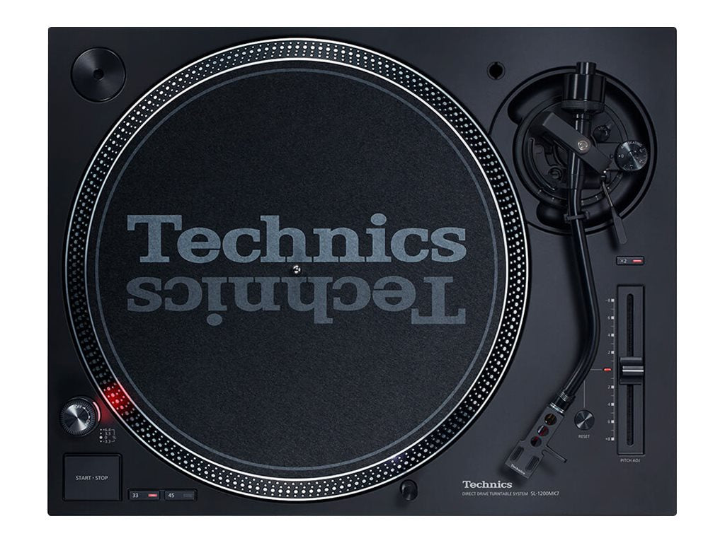 Technics SL-1200MK7 Professional Direct-Drive Turntable for DJs & Vinyl Enthusiasts - Perfect for Home Studios, Clubs & Music Production