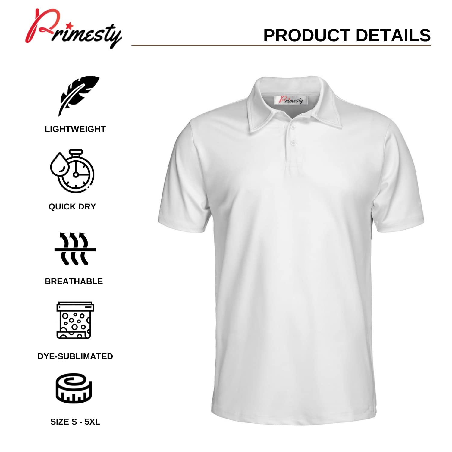 PRIMESTY Personalized Army Veteran Shirts for Men - Custom Name US Military Polo Shirts (Sizes S-5XL) | Military Apparel for Veterans Day, Memorial Day & Patriotic Events