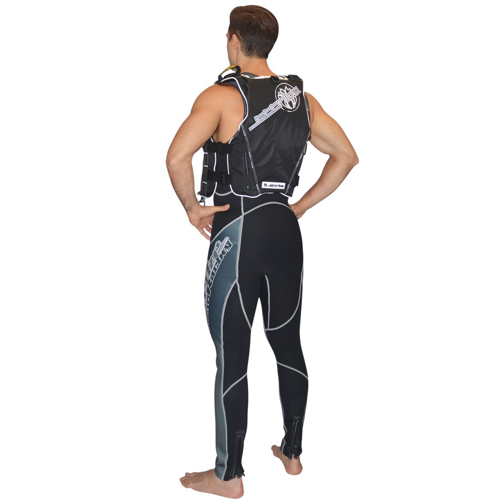 RS-16 Side-Entry Impact Vest for Jet Ski Racing - Black Competition Safety Vest | Water Sports Protective Gear for Closed Course Racing & High-Speed Performance