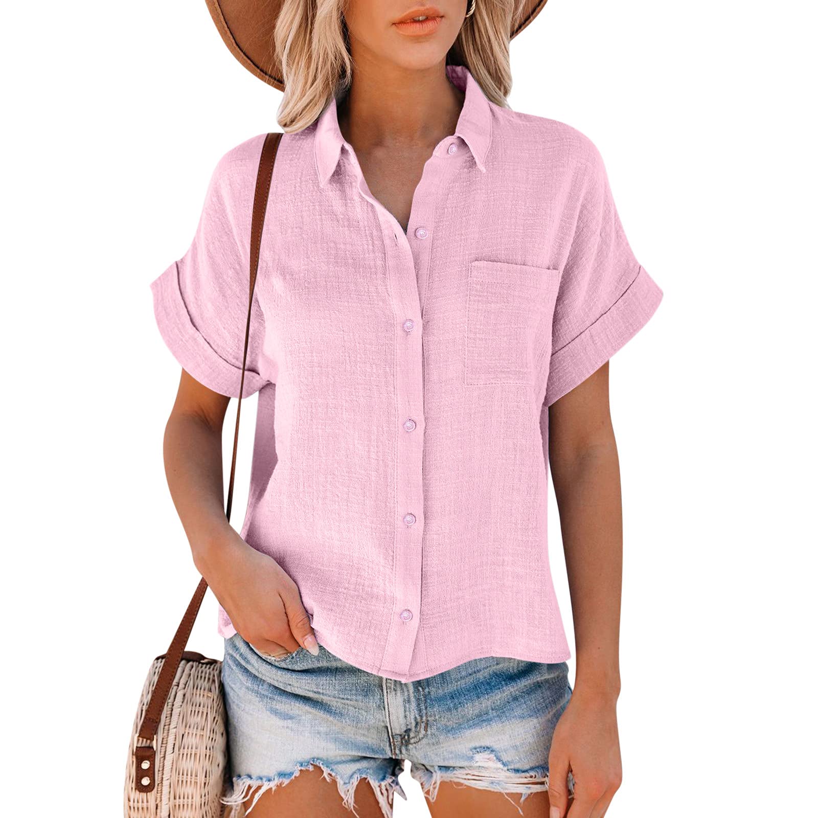 Plus Size Women's Casual Tie-Dye Short Sleeve T-Shirt - Loose Fit Round Neck Henley Top for Everyday Wear | Perfect for Summer Outfits, Beach Days & Casual Outings