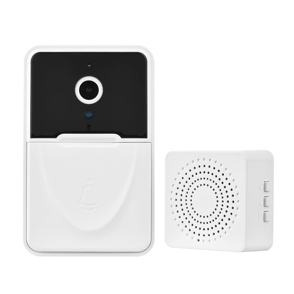 Splenssy Smart WiFi Doorbell Camera - Wireless Video Door Phone with Night Vision, 2-Way Audio, Cloud Storage & Rechargeable Battery - Ideal for Home Security & Smart Monitoring