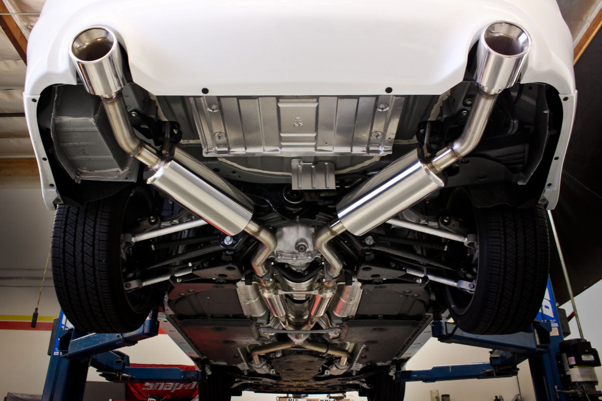 2014-2015 Infiniti Q50 3.7L Stainless Steel Cat-Back Exhaust System 504440 - Performance Upgrade for Enhanced Sound & Power - Perfect for Street Racing & Car Enthusiasts