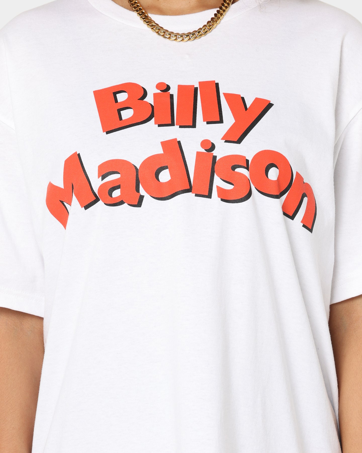 American Thrift Billy Maddison T-Shirt - Classic White Cotton Tee for Men | Casual Wear, Street Style & Everyday Comfort