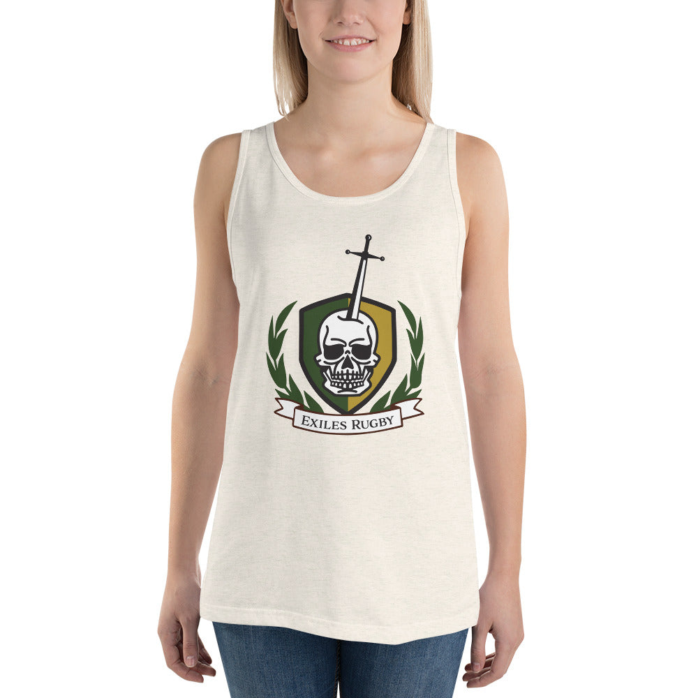 Exiles RFC Triblend Tank Top for Men - Moisture Wicking Athletic Shirt - Gym, Running & Workout Performance Top